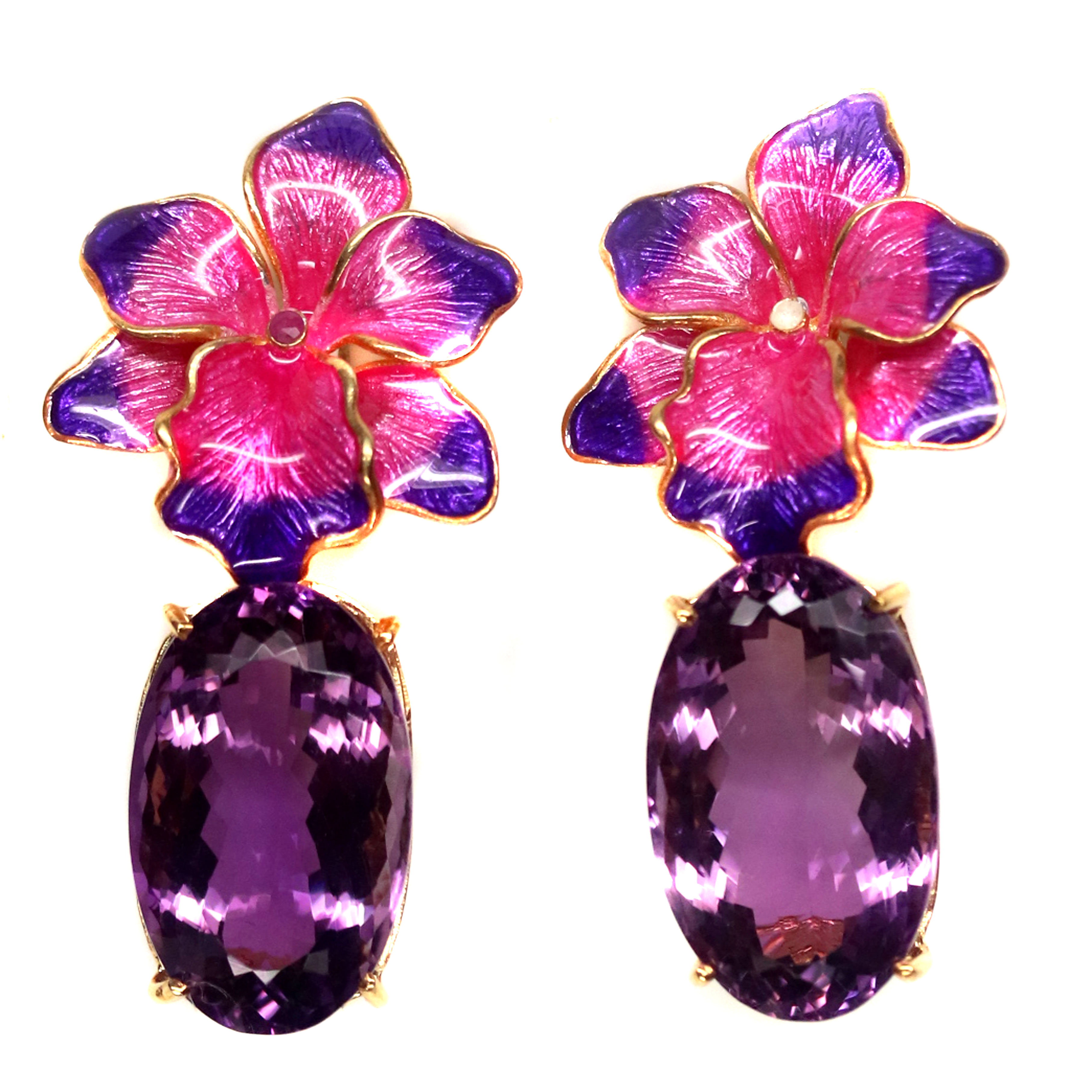 ✨รีวิวป้ายยา! ต่างหูพลอยแท้ Amethyst และทับทิม 💎 ออร่าความหรูหราในราคาสุดปัง!