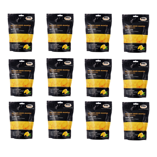 (24PCs) TAI GUO PIN THAI SOFT-DRIED MANGO (LOW SUGAR) 200 g ราคา 3,960 บาท*ส่งฟรี