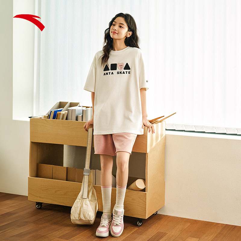 [ANTA Valentine] เสื้อยืดสั้นUnisex 1725B8101 Official Store ราคา 1,166 บาท*ส่งฟรี