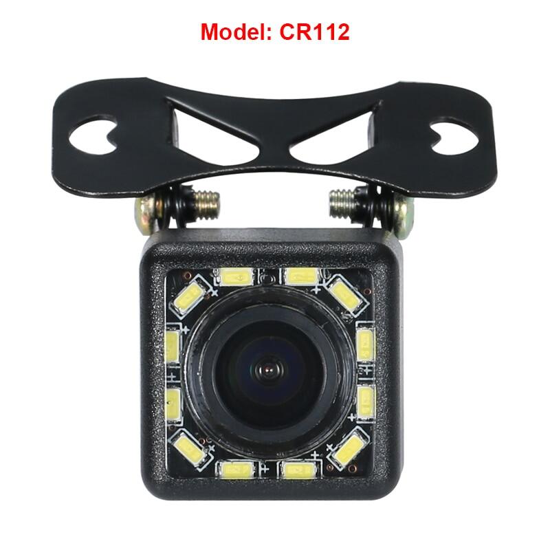 มุมมองเพิ่มเติมของสินค้า กล้องถอยหลัง 12 LED 8 LED 4 LED รถมองหลังกล้องสำรองราคาถูกที่จอดรถย้อนกลับสำรองกล้องกันน้ำ CMOS (พร้อมสต็อก, จัดส่งที่รวดเร็ว)