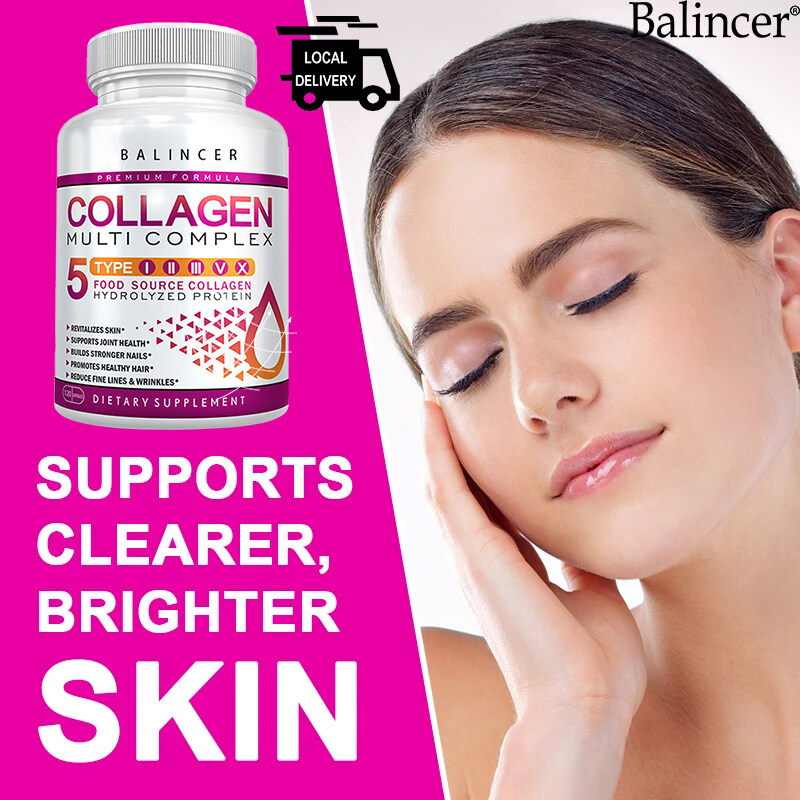 Collagen supplement, whitening skin care, anti-aging, reducing wrinkles, supporting healthy hair, skin, nails, joints and bones ราคา 127 บาท*ส่งฟรี