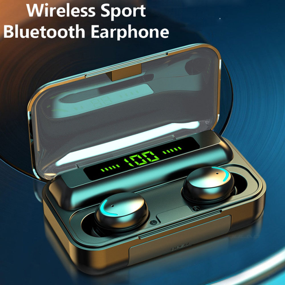 หูฟังบลูทูธ ระบบสัมผัสเรียก หูฟังออกกำลังกาย เบสดี กันน้ำ IPX7 หูฟังอินเอียร์ หูฟังสเตอริโอ หูฟัง Earphone Earbud True Wireless Bluetooth 5.0 ios Androidหูไร้สายขนาดมินิ