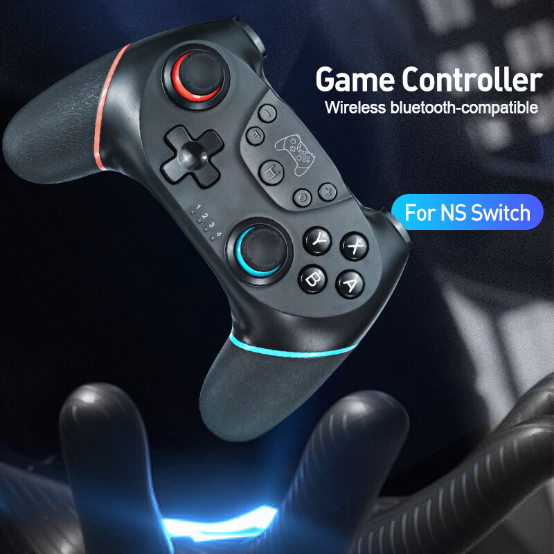 เกี่ยวกับสินค้า จอย Pro สวิตซ์ คอนโทรลเลอร์ Joy Pro Switch Wireless Blth Controller Gamepad For Nintendo Switch Pro Controller Game Joystick Joypad Remote Console ตัวควบคุมเกม จอยสติ๊กเกม วิชาชีพ ด้ามจับ จอยสติ๊ก เกมคอนโซล คอนโทรลเลอร์ คอนโทรลเลอร์ไร้สาย