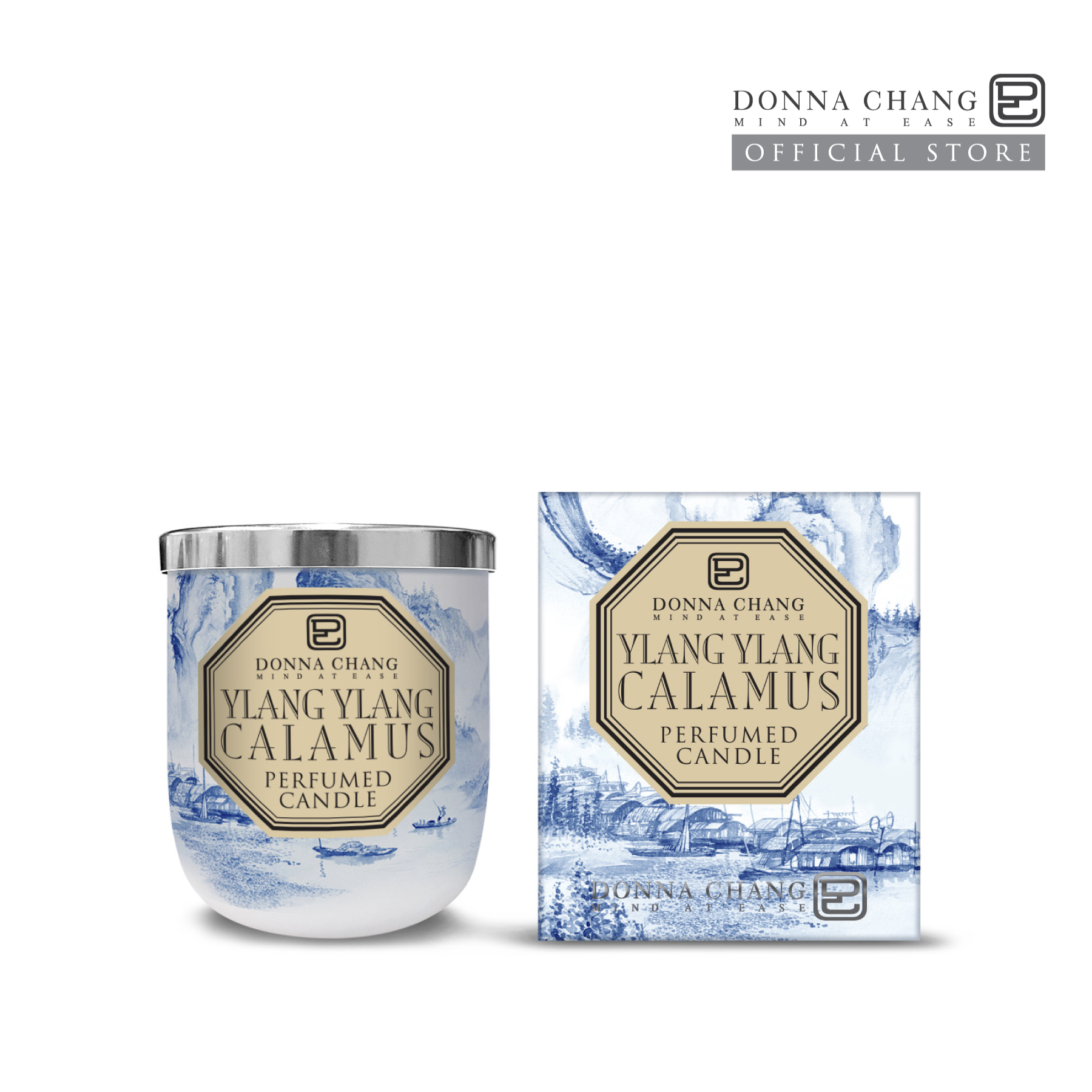 DONNA CHANG Ylang Ylang Calamus Perfumed Candle 250 g. ดอนน่า แชง เทียนหอมกระจายกลิ่น น้ำหอมปรับอากาศ น้ำหอมบ้าน เทียนแก้ว ราคา 1,377 บาท*ส่งฟรี