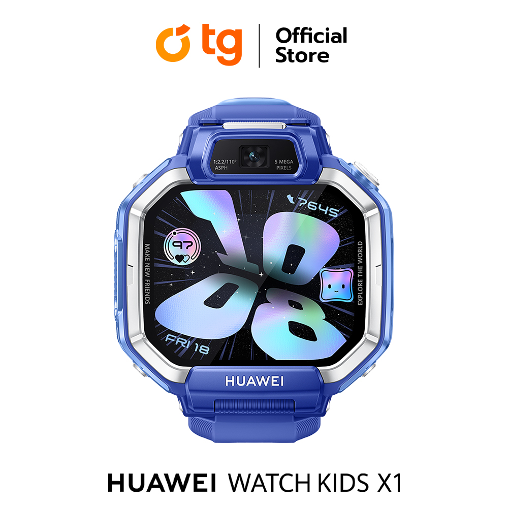 สมาร์ทวอทช์ นาฬิกาอัจฉริยะ HUAWEI Watch Kids X1 ลิตร L ดีไซน์พับได้ หมุนได้ และถอดออกได้*** การระบุตำแหน่งที่แม่นยำ การโทรวิดีโอความคมชัดระดับ HD กล้องหน้า 5 MP และกล้องหลัง 13 MP (สินค้ารับประกันศูนย์ 1 ปี) โดย Tg ราคา 7,790 บาท*ส่งฟรี