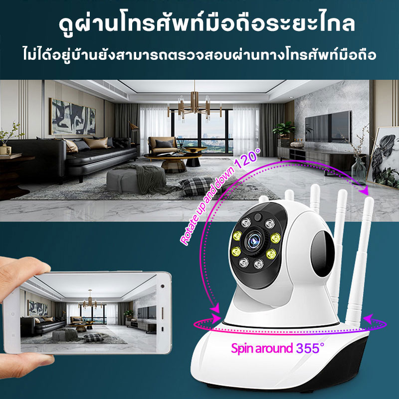 ข้อมูลเกี่ยวกับ 【รับประกัน 1 ปี】 Samsung V380 Q5 5G CCTV กล้องวงจรปิดไร้สาย Wirless wifi Smart Sec ip Camera or​ กล้องวงจรปิด​ไร้สาย​ wifi​ camera กล้องกันน้ำ​ กล้องหมุนได้​360องศา​ FNKvision YooSee XIAOMI