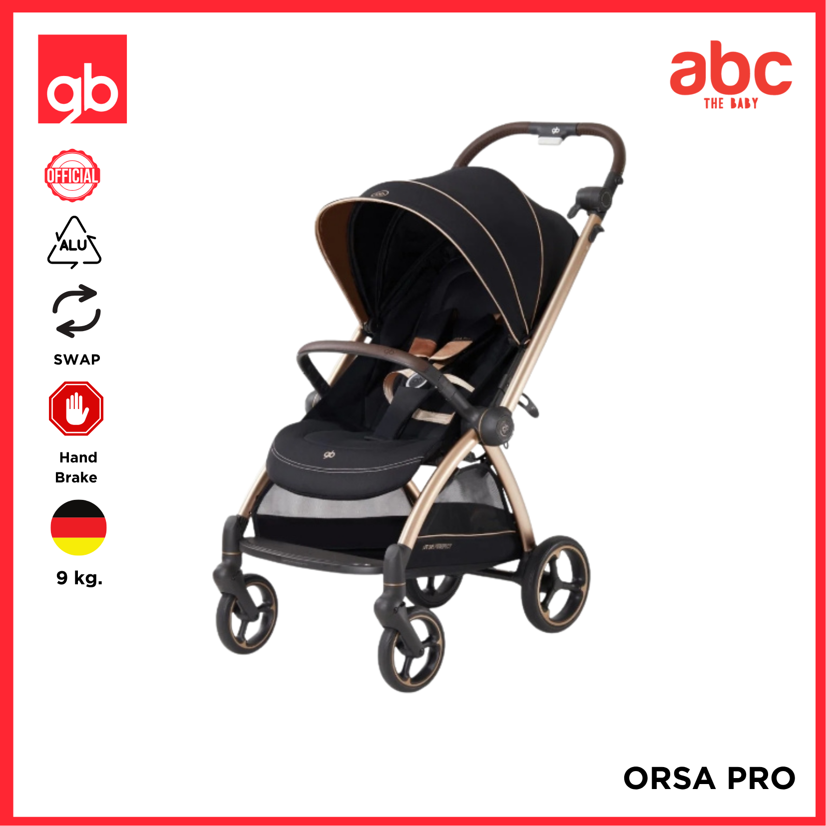 Gb Baby Stroller Model: Orsa Pro