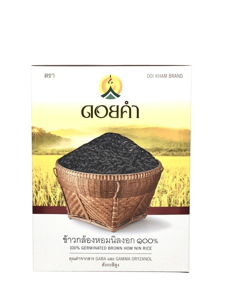 ข้าวกล้องหอมนิลงอก 100% (100% GERMINATED BROWN HOM NIN RICE) ตราดอยคำ ...