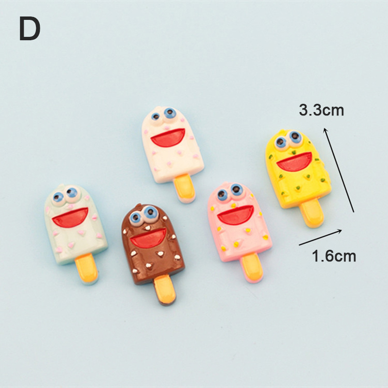 Warm 2/3/4/5อุปกรณ์ตุ๊กตาจำลองไอศกรีมขนาดเล็กไอศครีมขนาดจิ๋วฤดูร้อน