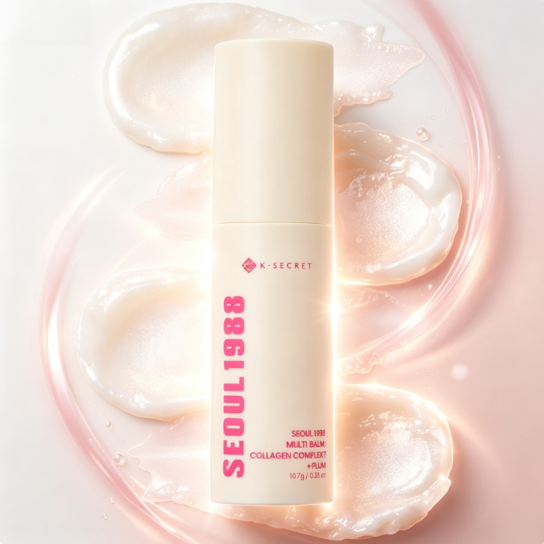 Korean Balm K-Secret Seoul 1988 10.7g, 7 Types of Collagen, Makes the Skin Moisturized and Radiant, Applies to Dry Spots. ราคา 427 บาท*ส่งฟรี