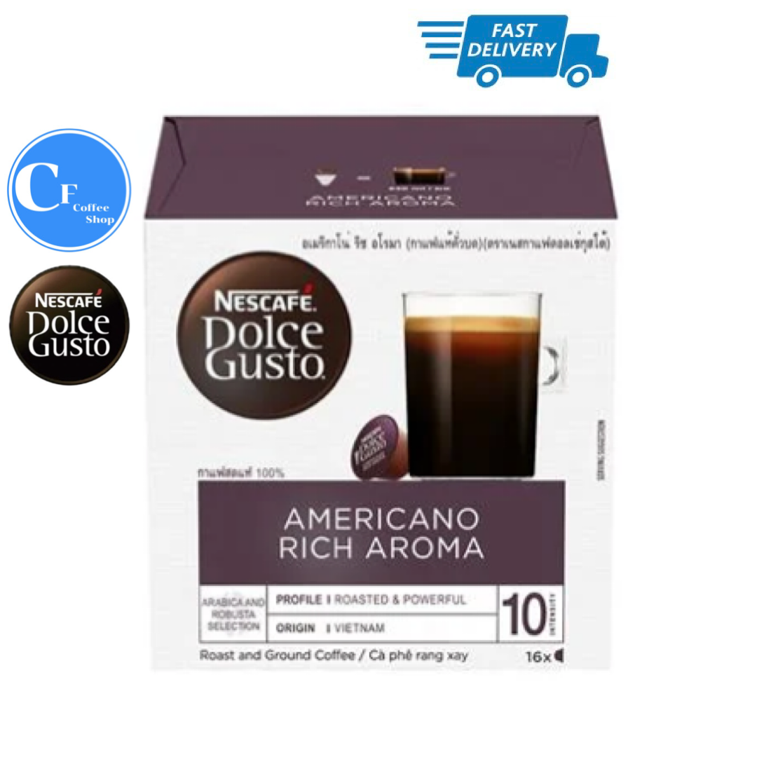กาแฟแคปซูล NESCAFE DOLCE GUSTO AMERICANO RICH AROMA ราคา 249 บาท*ส่งฟรี