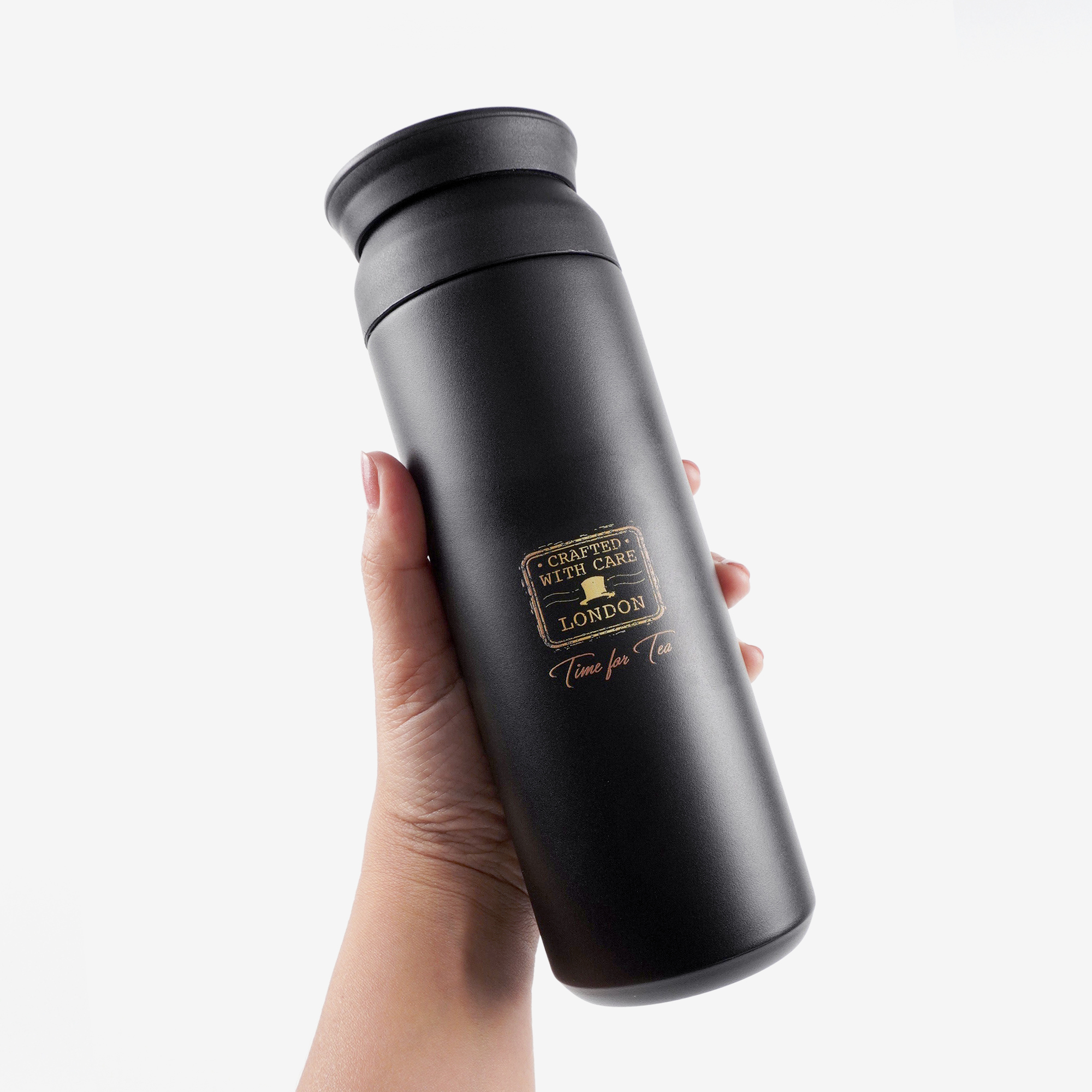 (Free Product, Do Not Sell Separately) Gwp - Twinings 500ml Travel Tumbler (Assorted Colors, 2 Colors Available - Cream, Black)