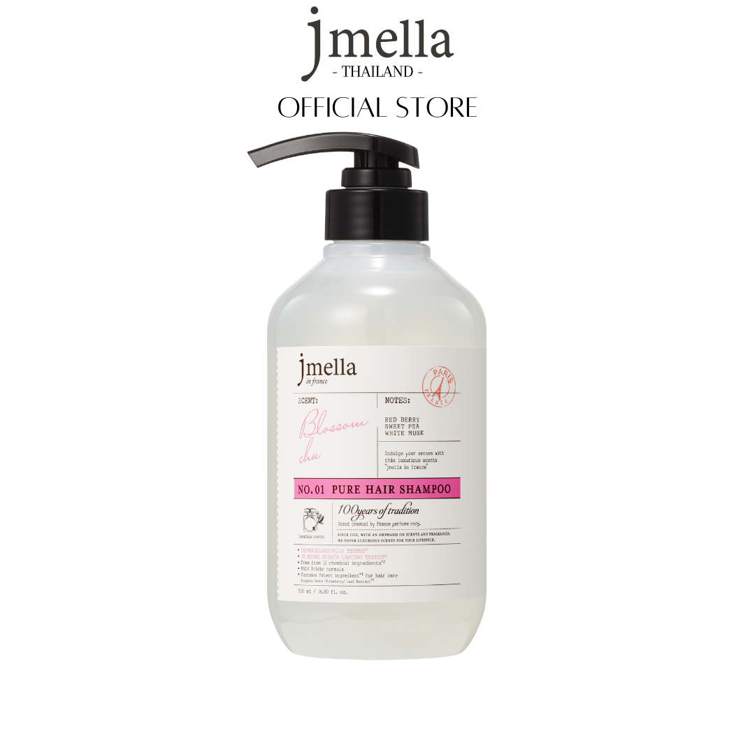 JMELLA IN FRANCE PURE BLOSSOM CHU HAIR SHAMPOO ราคา 199 บาท*ส่งฟรี