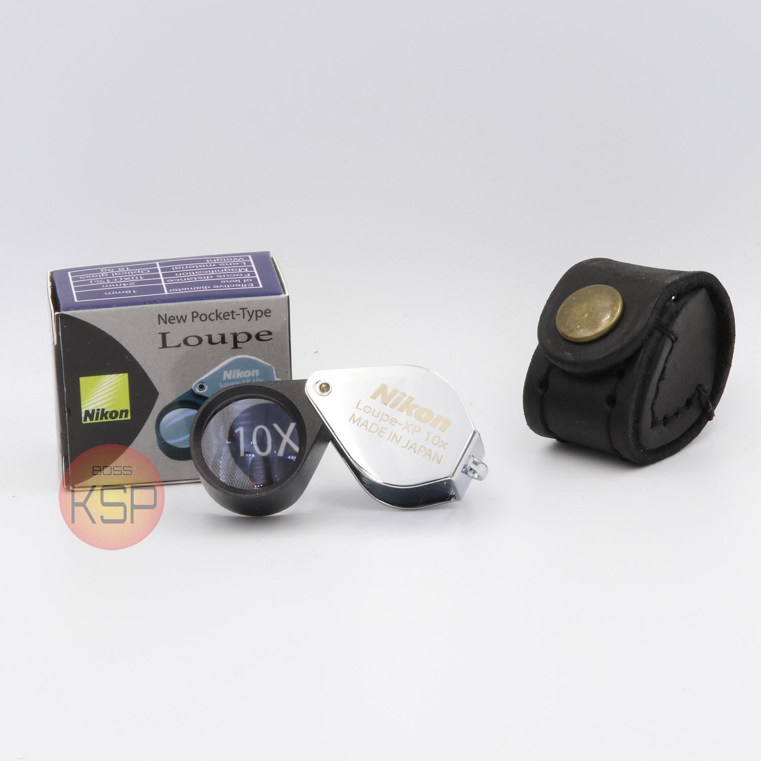 กล้องส่องพระ /ส่องเพชร Ni loupe XP 10x18mm +ซองหนัง มี 2สีให้เลือก สีดำสวยสด สีเงินแข็งแกร่งบึก บึน..สุดแจ่ม เลนส์แก้วเคลือบโค๊ตตัดแสง ตัวกล้อง ราคา 290 บาท*ส่งฟรี