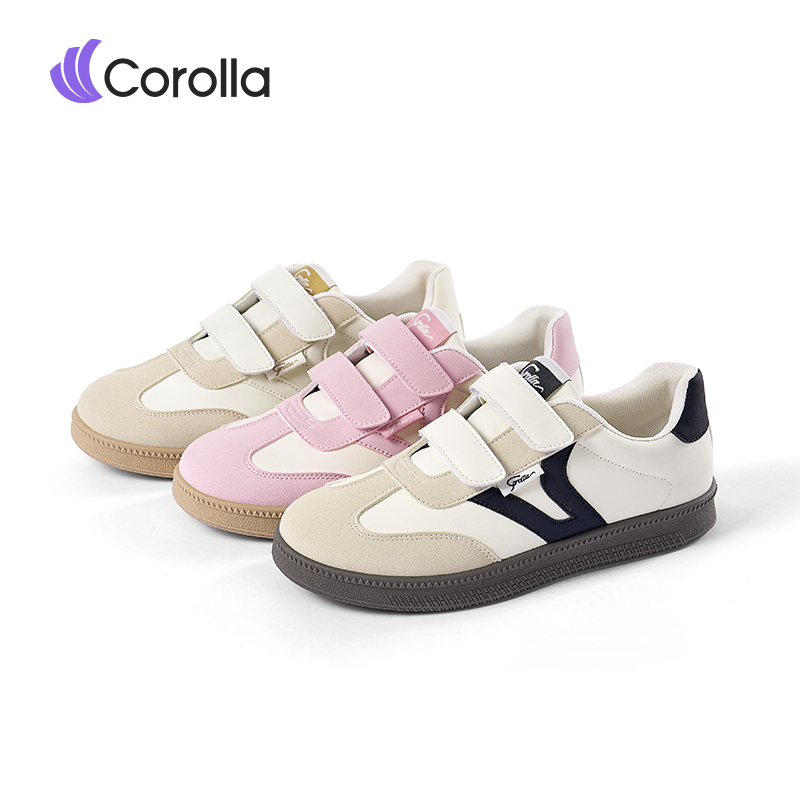 【10.1 New】Corolla Velcro Two Shoes, New Model, Korean Style, Soft Soles, Comfortable to Wear. Velcro Sneakers No Need to Tie Laces, 100% Genuine. ราคา 479 บาท*ส่งฟรี