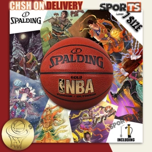ภาพหน้าปกสินค้าลูกบาส Spalding  Basketball เบอร์ 7 หนังกลับ  เล่นได้ทั้งในร่มและกลางแจ้ง ฟรี เข็มสูบลม ที่ส ซื้อหนึ่งแถมสี่ ที่เกี่ยวข้อง