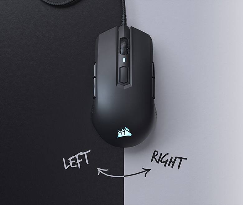รูปภาพเพิ่มเติมของ CORSAIR Mouse M55 RGB PRO Ambidextrous Multi-Grip Black