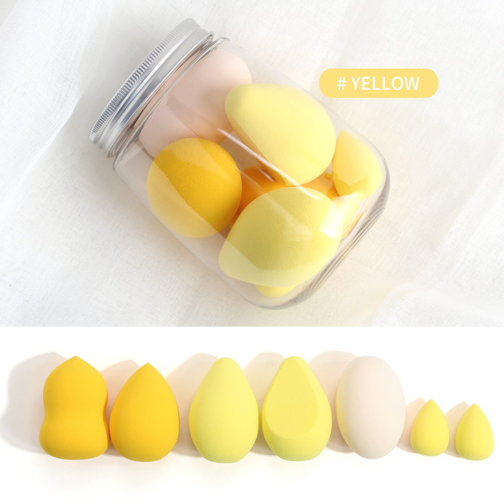 【 MAGEFY 】 7Pc Soft Makeup Sponge Puff Cosmetic Puff ฟองน้ำแต่งหน้าแบบเปียกและแห้ง