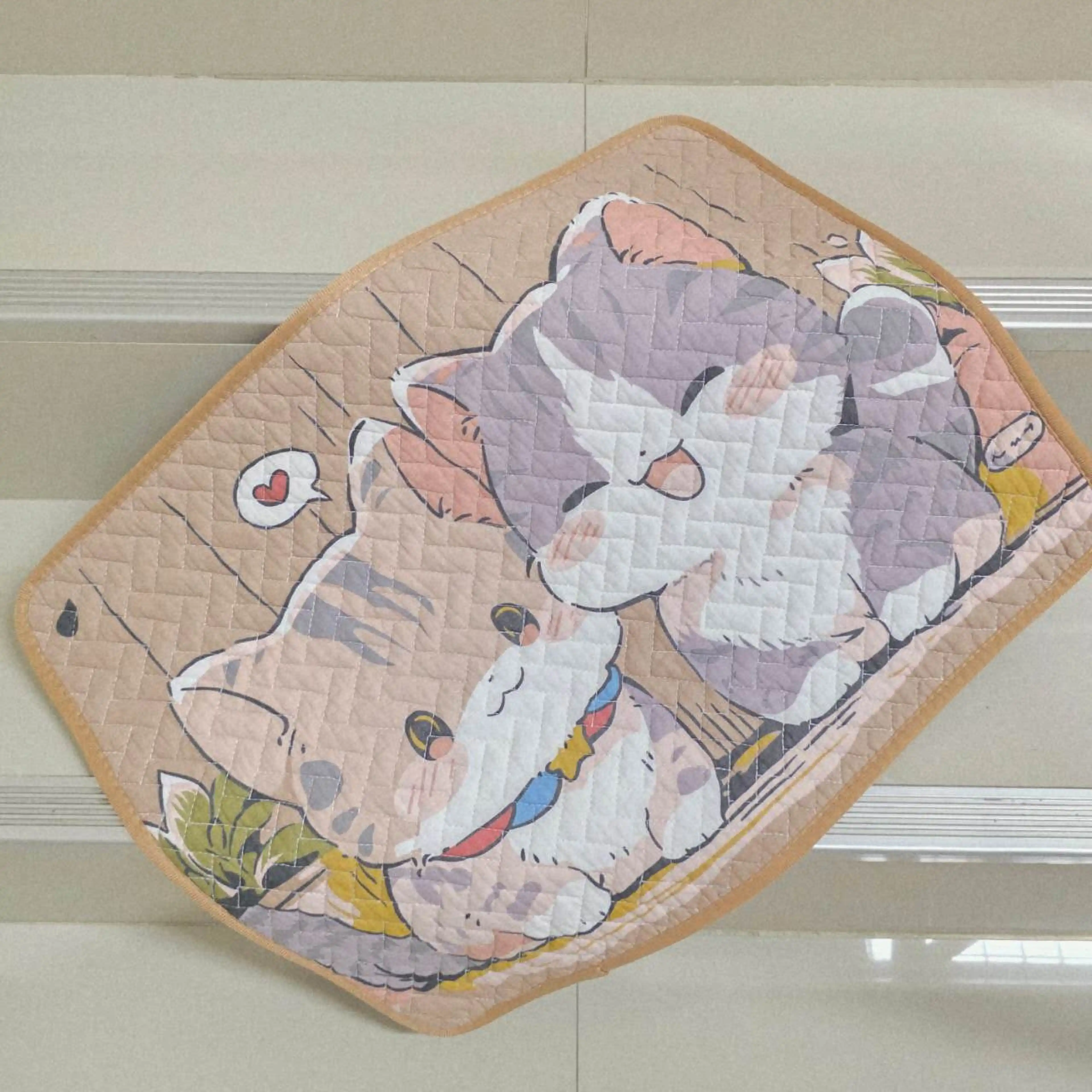 Doormat 40*60cm Vintage Water-Absorbent Floor Mat in Front of the Bathroom Bathroom Towel