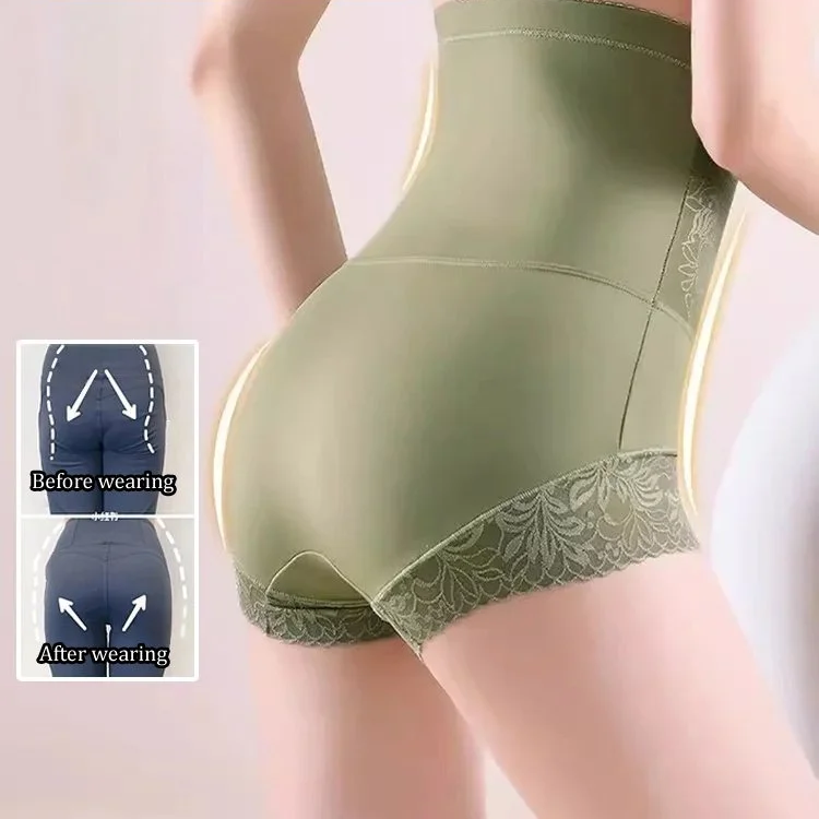 Ice Silk Shaping Pants กางเกงกระชับสัดส่วนเอวสูงผ้าไหมน้ำแข็งไร้ตะเข็บช่วยควบคุมหน้าท้อง กางเกงชั้นในเซ็กซี่ระบายอากาศได้ดี ราคา 121 บาท*ส่งฟรี