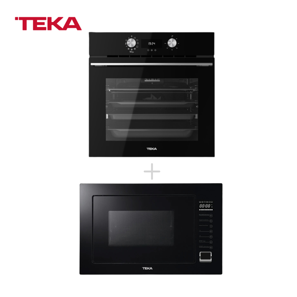 Teka Digital Built-In Oven Model Hlb 8416 Bk Airfry + Digital Built-In Microwave Model Mwe 259 Fi