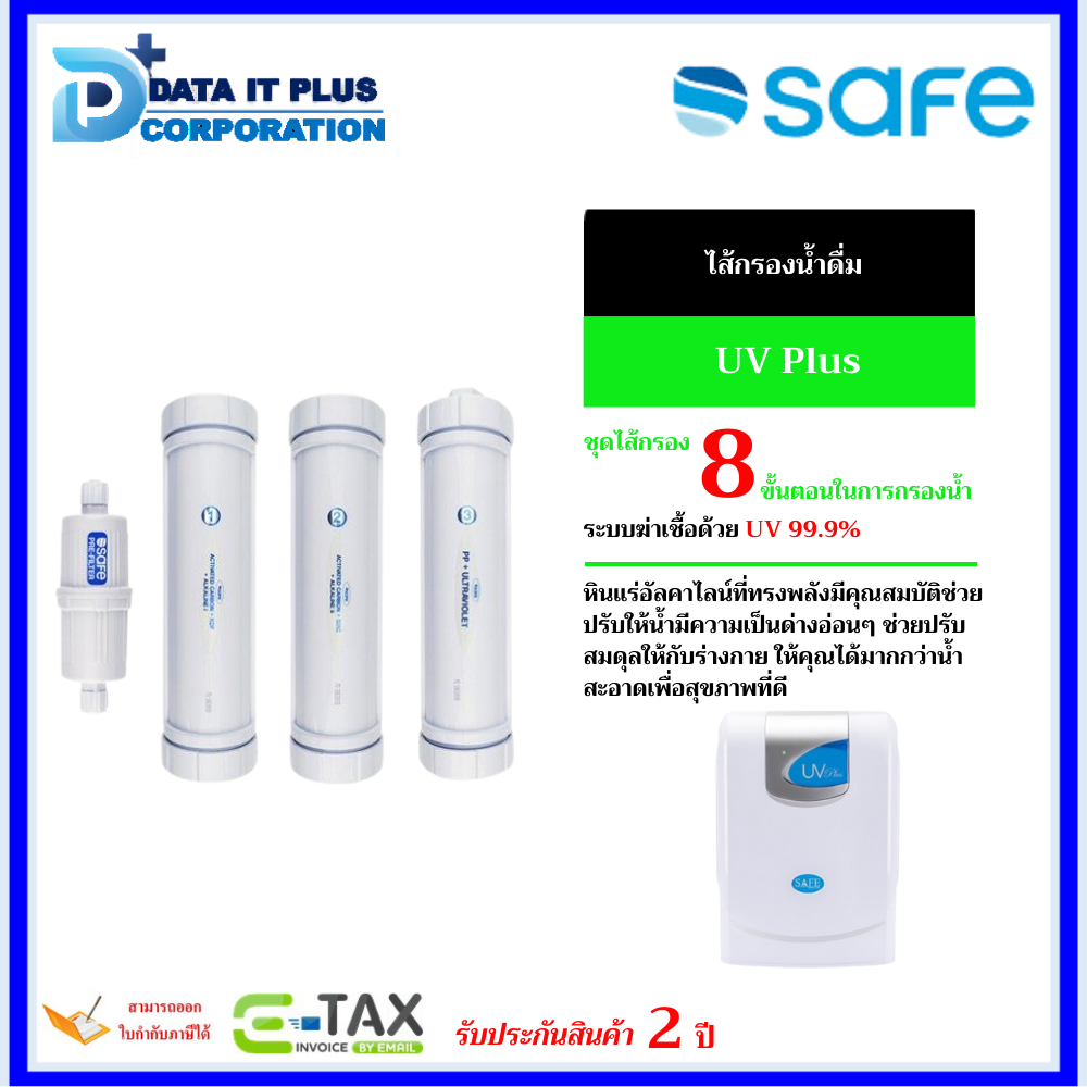 SAFE ไส้กรอง รุ่น UV Plus ราคา 3,900 บาท*ส่งฟรี