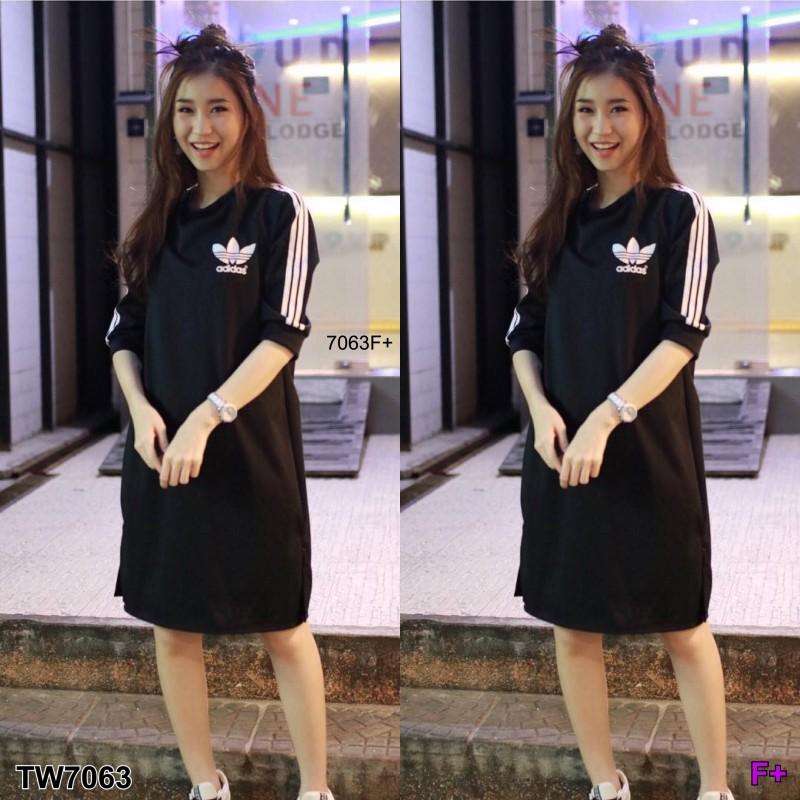 เช็คราคาJ7063 Dress เดรสแขนยาว