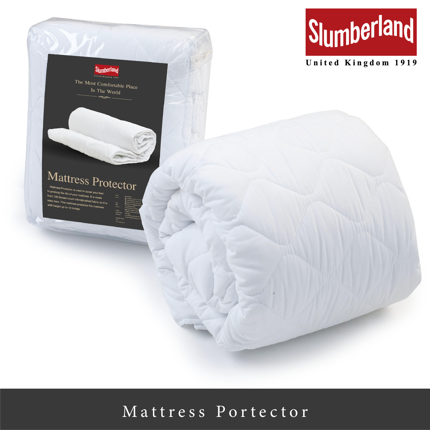 Slumberland Bed Protector- Elastic ผ้ารองกันเปื้อนแบบยางยืด ราคา 990 บาท*ส่งฟรี