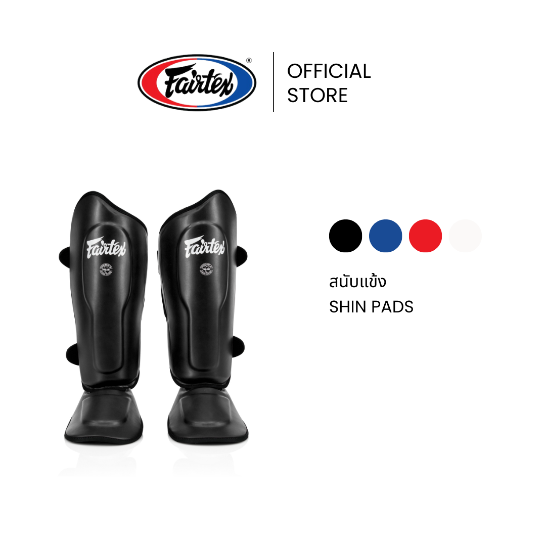 Fairtex Muay Thai Shin Pads SP9 Made with Durable Syntek Leather Ergonomic Design Lightweight Shin Guard with Adjustable Fit and Extended Protection Ideal for Training ราคา 1,967 บาท*ส่งฟรี