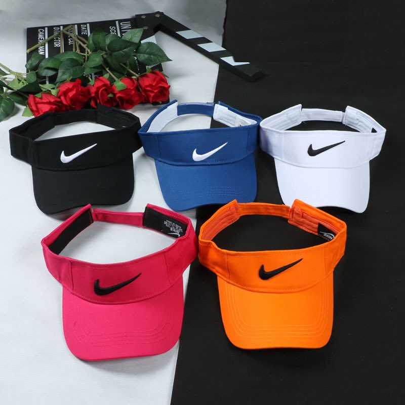 Nike (N-02)Visor หมวกออกกำลังกาย หมวกตีกอล์ฟ หมวกเทนนิส หมวกกอล์ฟ หมวกกีฬา หมวกแฟชั่น หมวกแบรนด์ หมวกสุดฮิต หมวกผู้ชาย /ผู้หญิง (พร้อมกล่อง)