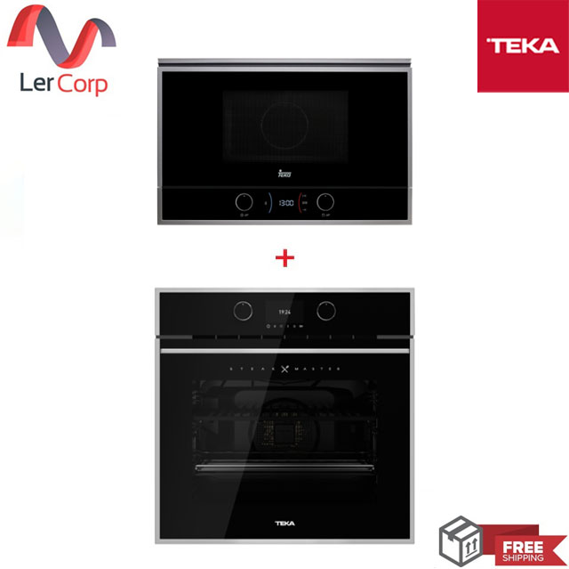[0% 10 เดือน] (TEKA) เตาอบ มัลติฟังก์ชั่น ระบบ Pyrolytic SteakMaster + ไมโครเวฟ รุ่น ML 822 BIS ราคา 89,900 บาท*ส่งฟรี