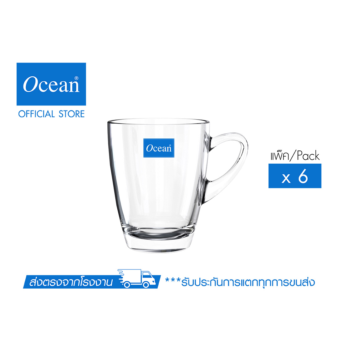OCEAN แก้วกาแฟ KENYA MUG 320 ml (Pack of 6 pieces) ราคา 212 บาท*ส่งฟรี