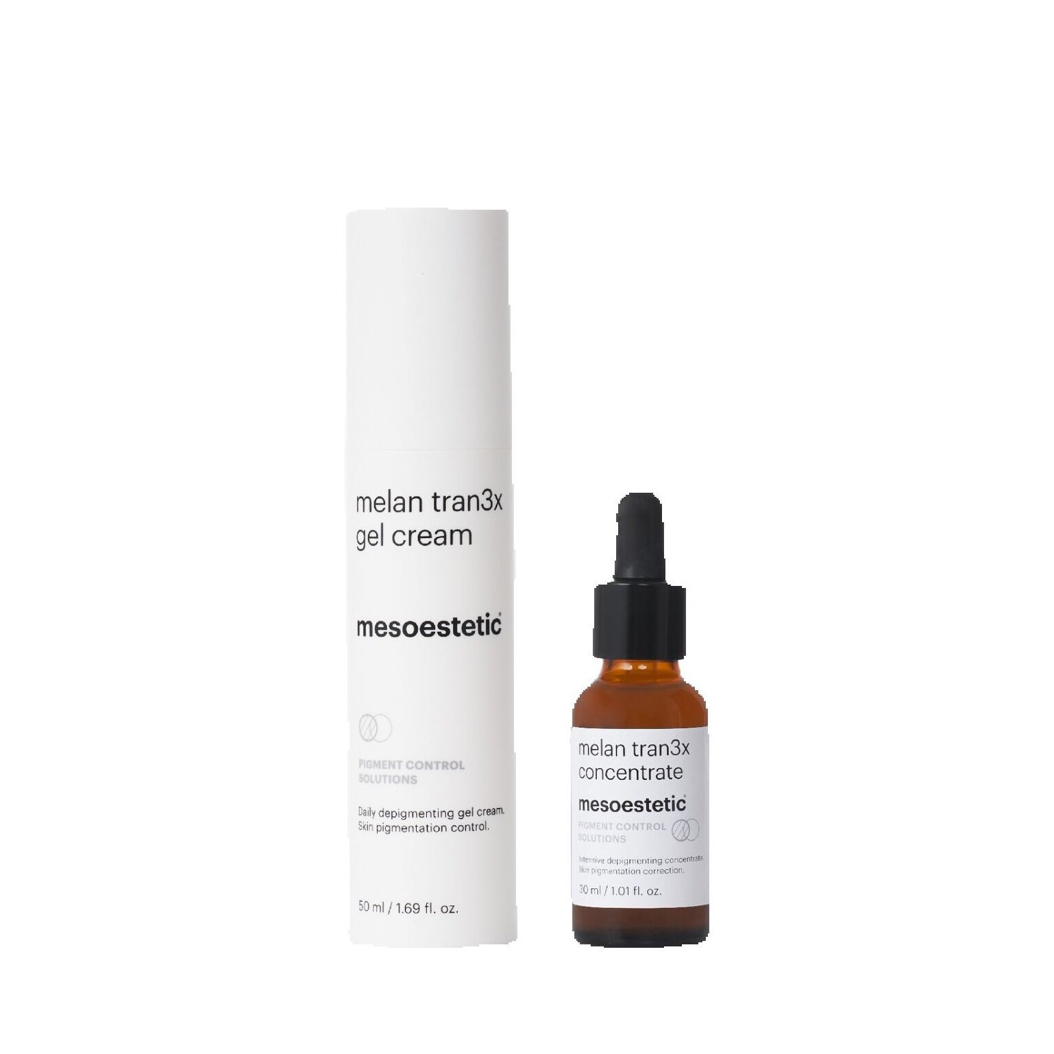 mesoestetic melan tran 3x แพ็คคู่ - ฟื้นบำรุงผิวสำหรับผู้ที่มีปัญหา ฝ้า กระ และ จุดด่างดำ ราคา 7,280 บาท*ส่งฟรี