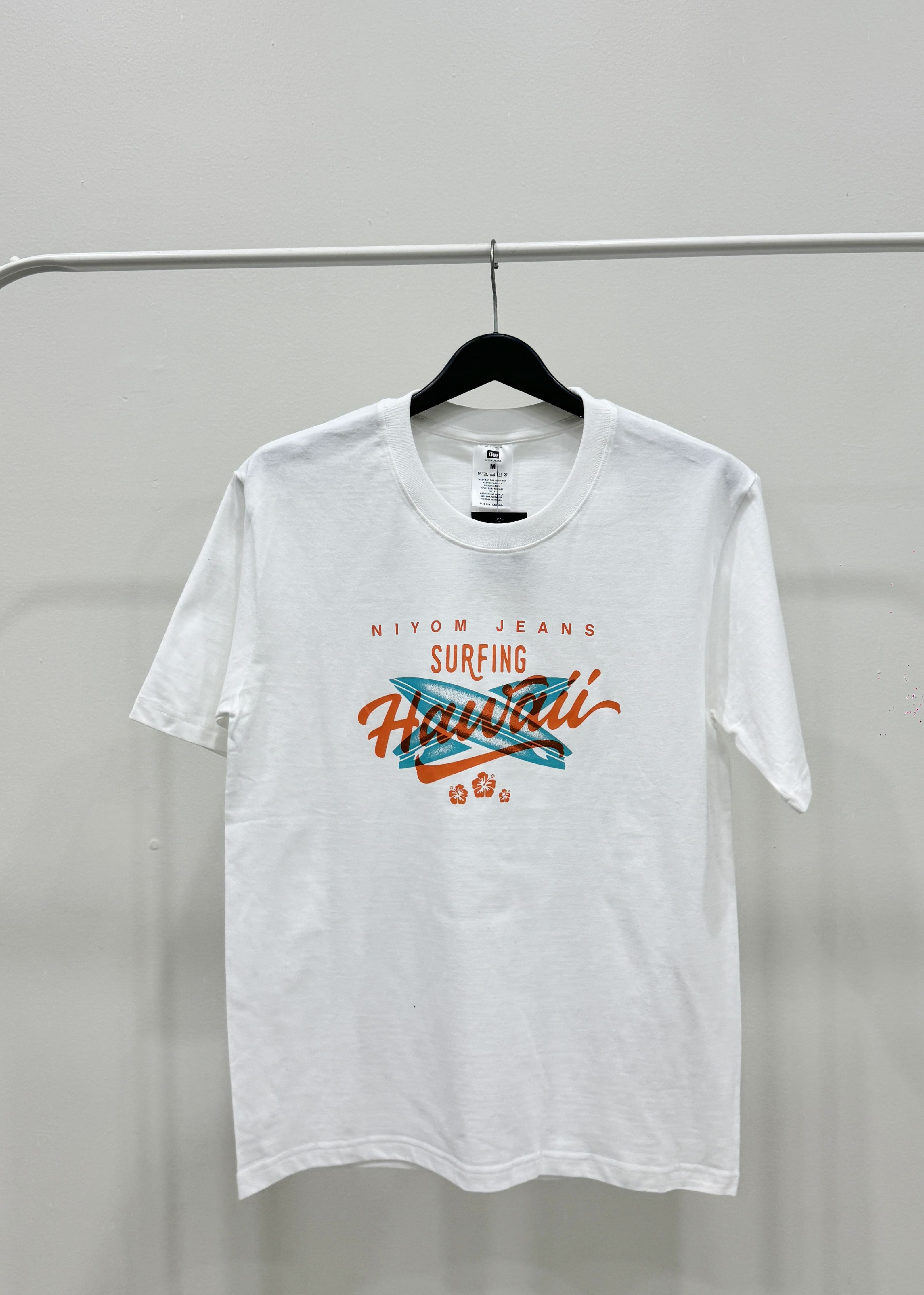 Niyom Jeans collection Aloha : รุ่น TSS-O69 สกรีนลาย ผ้าCotton ผ้ายืด ราคา 250 บาท*ส่งฟรี