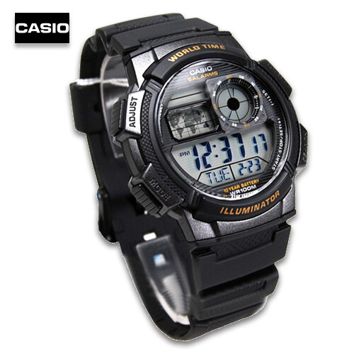 รูปภาพของ Velashop  นาฬิกาผู้ชายคาซิโอ Casio Digital ระบบดิจิตอล รุ่น AE-1000W-1AVDF, AE-1000W-1A, AE-1000W- สีดำ