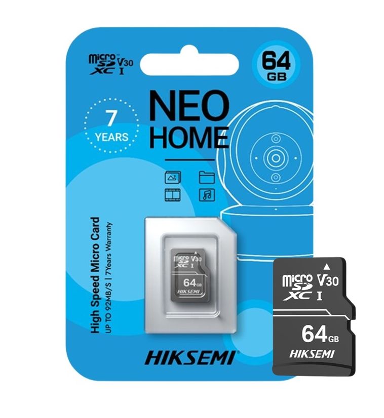 Hiksemi Neo C1 64Gb Microsd Card Speed 92Mb/S Camera/Car Camera / Mobile Phone ราคา 220 บาท*ส่งฟรี