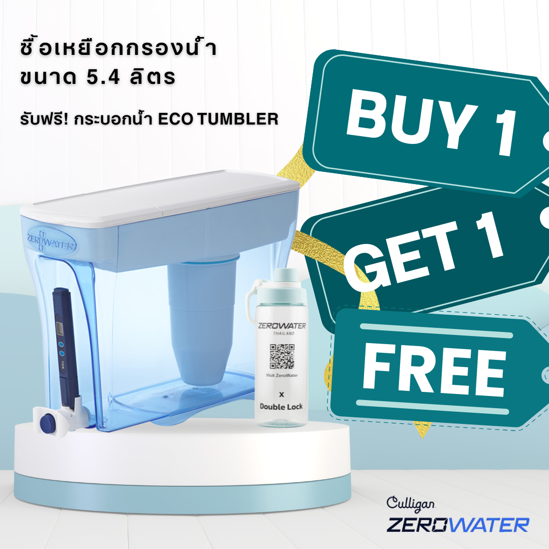 ZeroWater®/ Water Filter Jug  5.4 Liters from America. Removes all suspended solids for the purest tasting water. Same quality as premium drinking water bottle.  Easy to use & Savings. NFS 42 & 53 Certified  (Free Shipping/TDS meter/1 filter included))