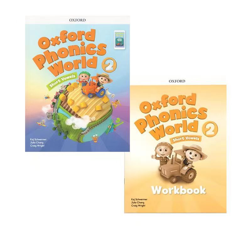 【พร้อมส่ง】Oxford Phonics World 1-5 English Book + Workbook หนังสือ ภาษาอังกฤษ หนังสือเรียน พร้อมแบบฝึกหัด สำหรับเด็กวัยประถม โฟนิกส์ โฟนิกซ์ Phonics Learning Comprehensive Set English Teaching Learning Materials For Primary School แบบฝึกหัดภาษาอังกฤษ