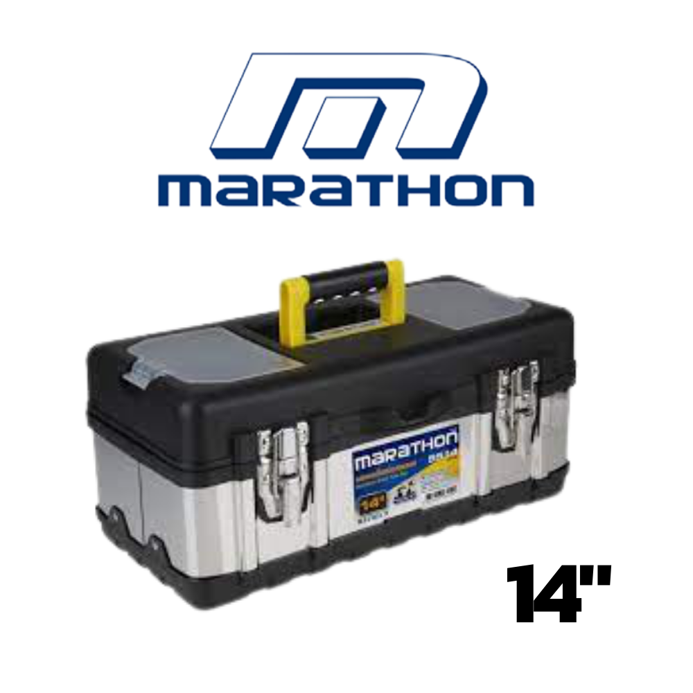 รายละเอียดเพิ่มเติมเกี่ยวกับ MARATHON กล่องเครื่องมือ สแตนเลส 14 / 16 / 18 นิ้ว รุ่น SS14 / SS16 / SS18 ( Stainless Steel Tool Box ) กล่องเครื่องมือช่าง ที่เก็บเครื่องมือ