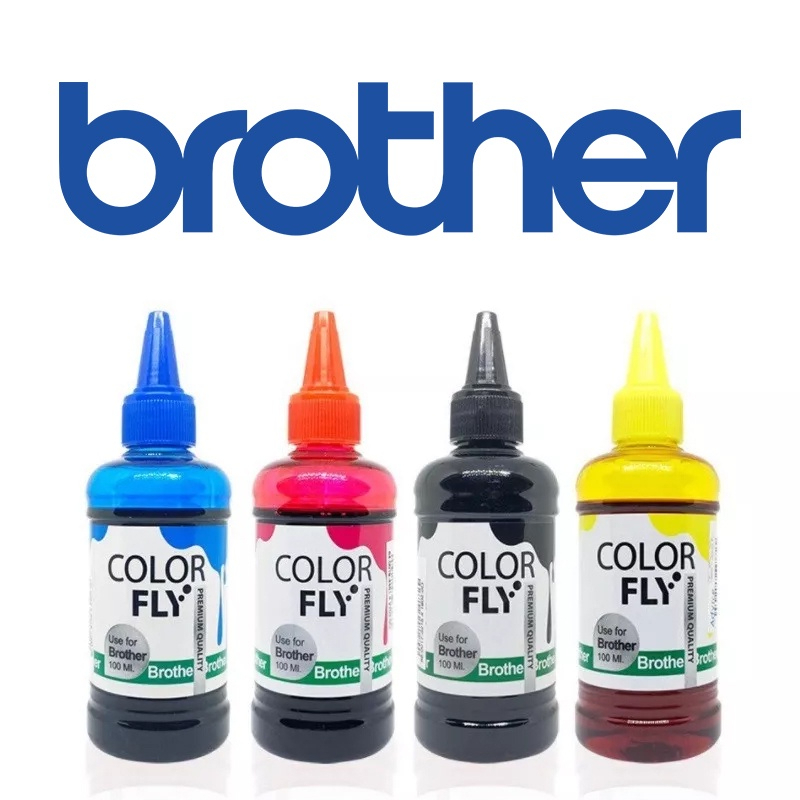 🔥[Wholesale price]🔥Brother refill ink 100 ml. Real Color Fly💯% Refill the brothe all versions. ราคา 59 บาท*ส่งฟรี