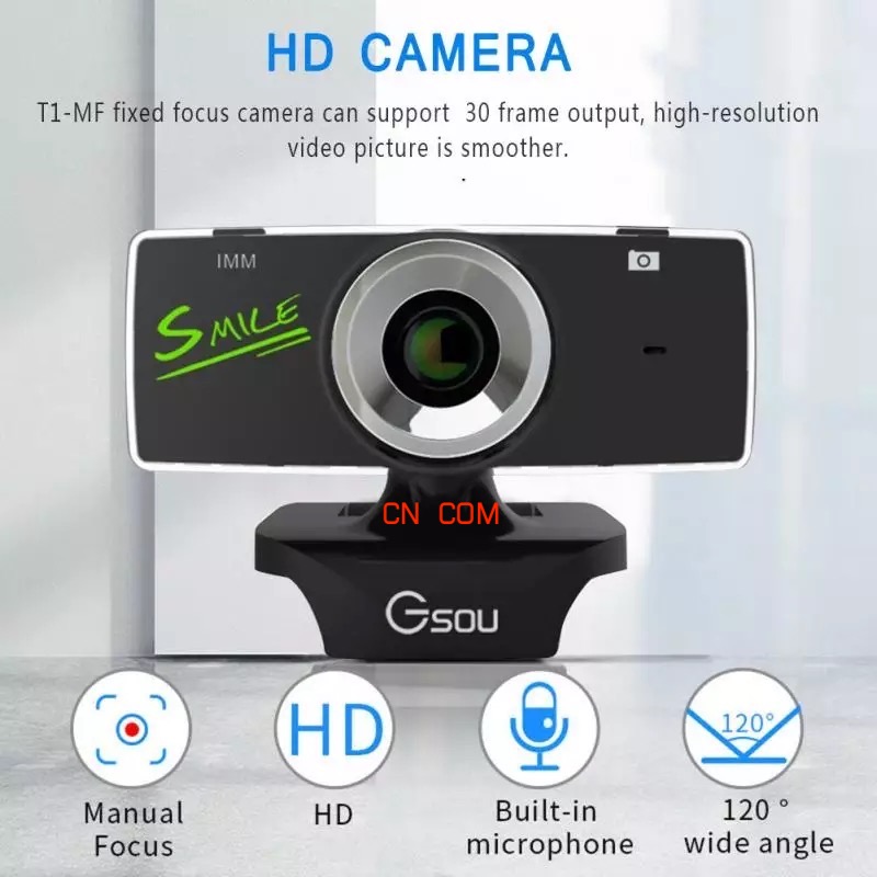 เว็บแคมHD USB WebCam B18s กล้องเว็บพีซีคอมพิวเตอร์CMOS 5เมกะUSB 2.0เว็บแคม