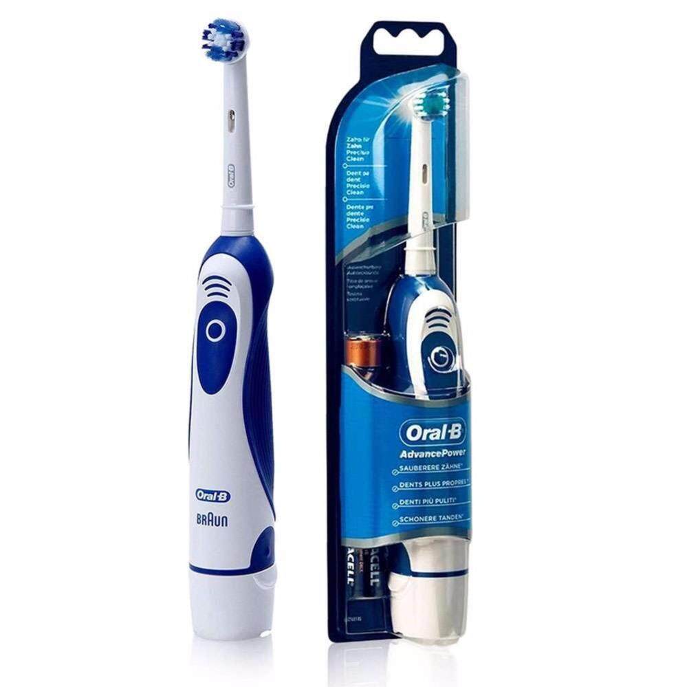 แปรงสีฟันไฟฟ้า รอยยิ้มขาวสดใสใน 1 สัปดาห์ เพชรบุรี Oral B แปรงสีฟันไฟฟ้า ออรัล บี Advance Power400 DB4010 และ DB4510 Battery Powered Electric Toothbrush