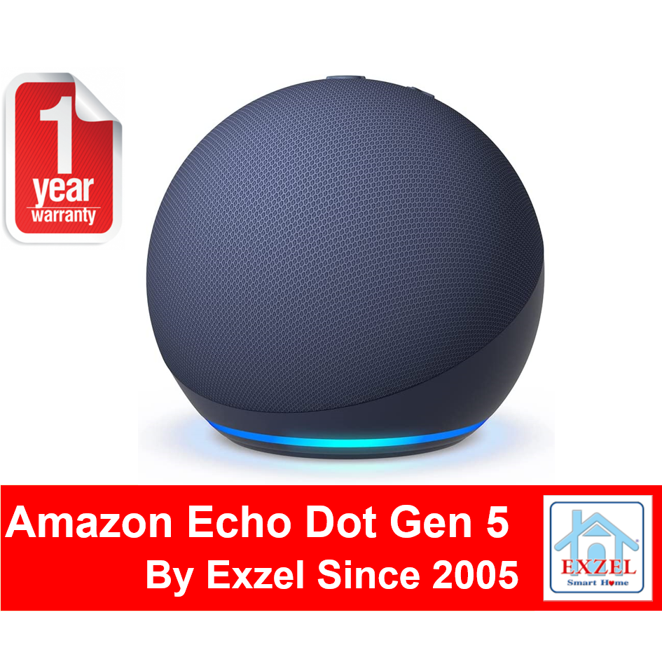 Echo Dot 5 (5Th Gen) 2022 Release - Fast 1 Day Ship from Bangkok Stock Amazon Alexa Voice Assistant Smart Speaker by Amazon ราคา 2,650 บาท*ส่งฟรี