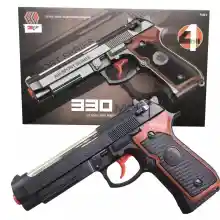 ภาพขนาดย่อของภาพหน้าปกสินค้าSP Toys ปืนของเล่น ปืนสั้น ปืนอัดลม 4in1 รุ่น.330 MODEL จากร้าน SP TOYS บน Lazada