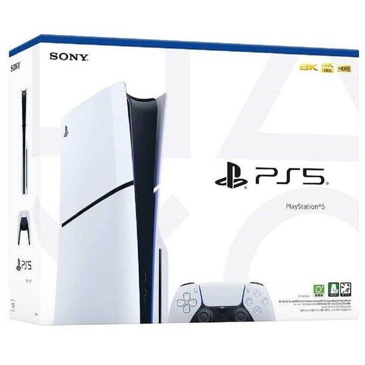 (0%) SONY New PlayStation 5 (SLIM) 2024 / PS5 Console (SLIM) - Disc Edition (CFI-2018 A01) : PS5 Slim , PlayStation5 Slim รุ่นมีช่องใส่อ่านแผ่นUltra HD Blu-ray Disk/Warranty1Year By Sony Thailand ราคา 18,980 บาท*ส่งฟรี