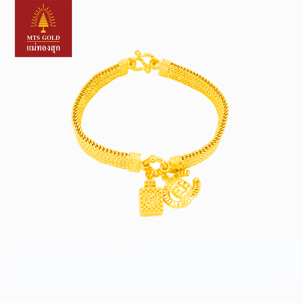 แม่ทองสุก สร้อยข้อมือเบนซ์แพรซีโองานฉีดตุ้งติ้ง 1 บาท ราคา 82,480 บาท*ส่งฟรี