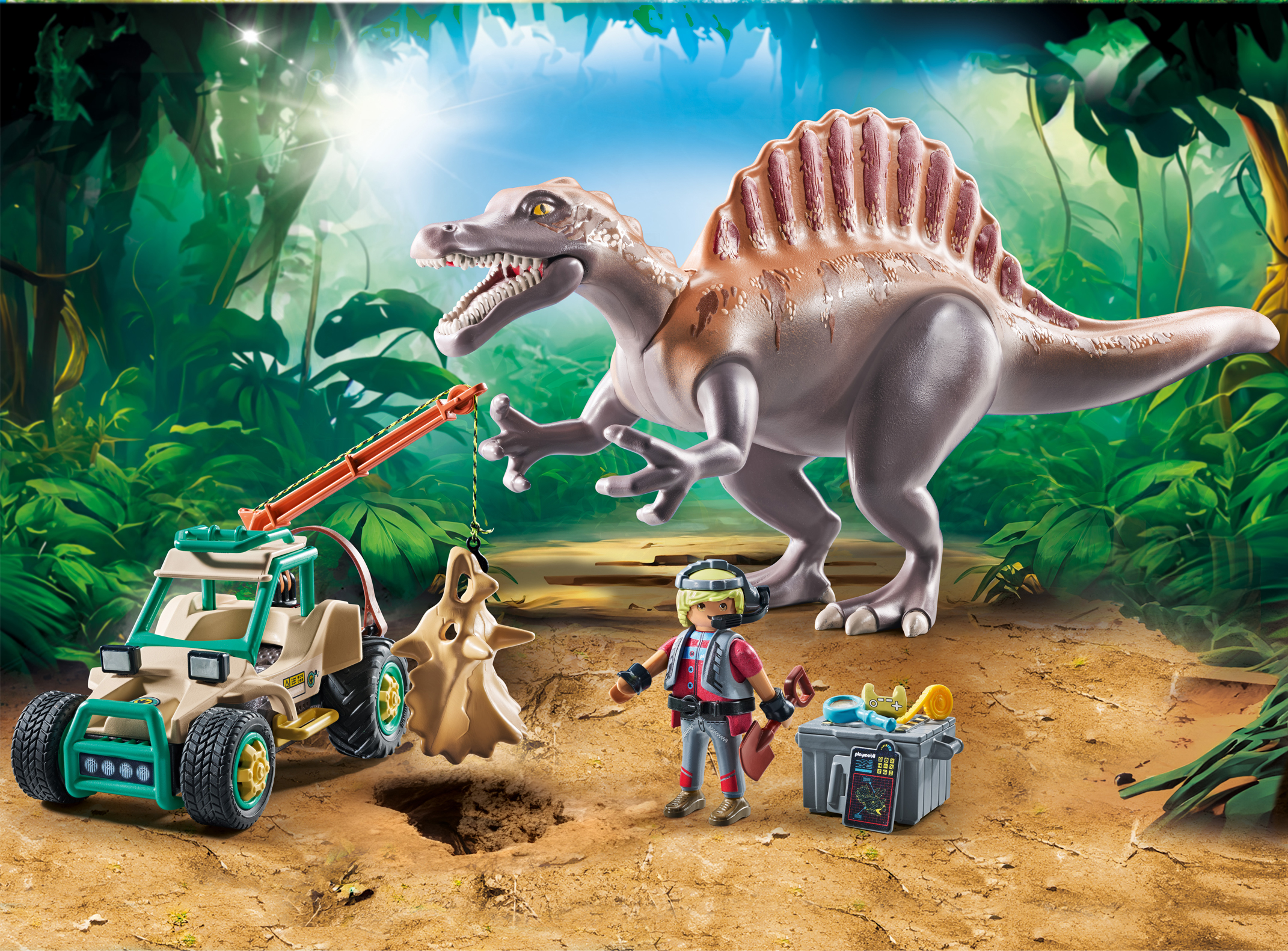 Playmobil 71820 Dinos Spinosaurus Attack ไดโนเสาร์: การโจมตีของสไปโนซอรัส ราคา 2,990 บาท*ส่งฟรี
