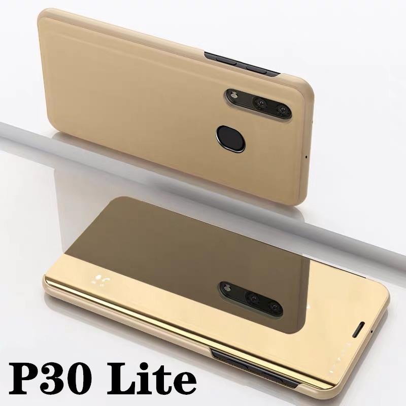 [ส่งจากไทย] Case Huawei P30 Lite เคสเปิดปิดเงา เคสหัวเหว่ย สำหรับรุ่น P30Lite Smart Case เคส huawei P30 Lite เคสกระจก เคสฝาเปิดปิดเงา สมาร์ทเคส เคสตั้งได้ Huawei P30lite Sleep Flip Mirror Leather Case With Stand Holder เคสมือถือ เคสโทรศัพท์