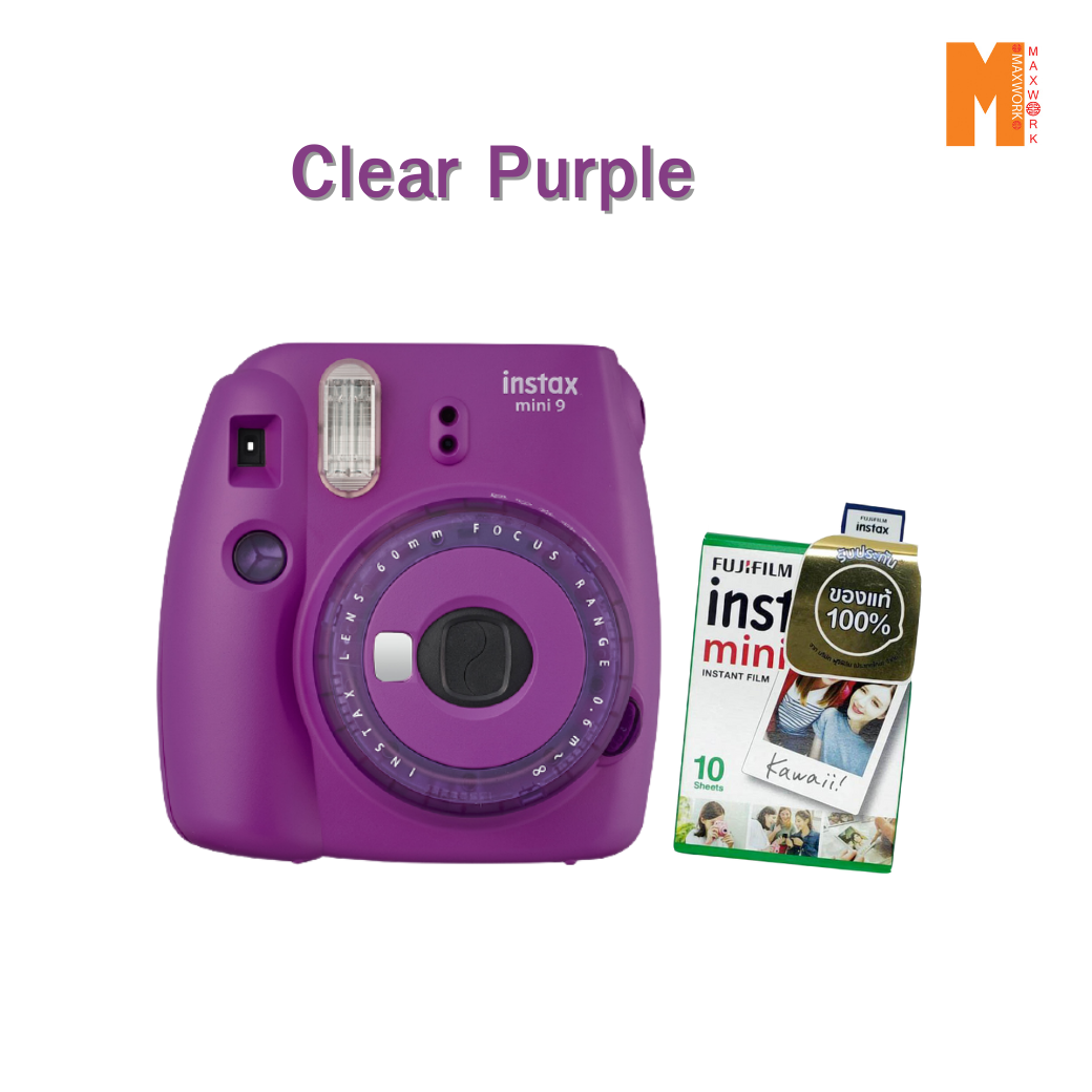 ภาพประกอบของ Flm Instax Mini 9 Instant Film Camera กล้องฟิล์ม - ประกันศูนย์ 1 ปี (ออกใบกำกับภาษีได้)