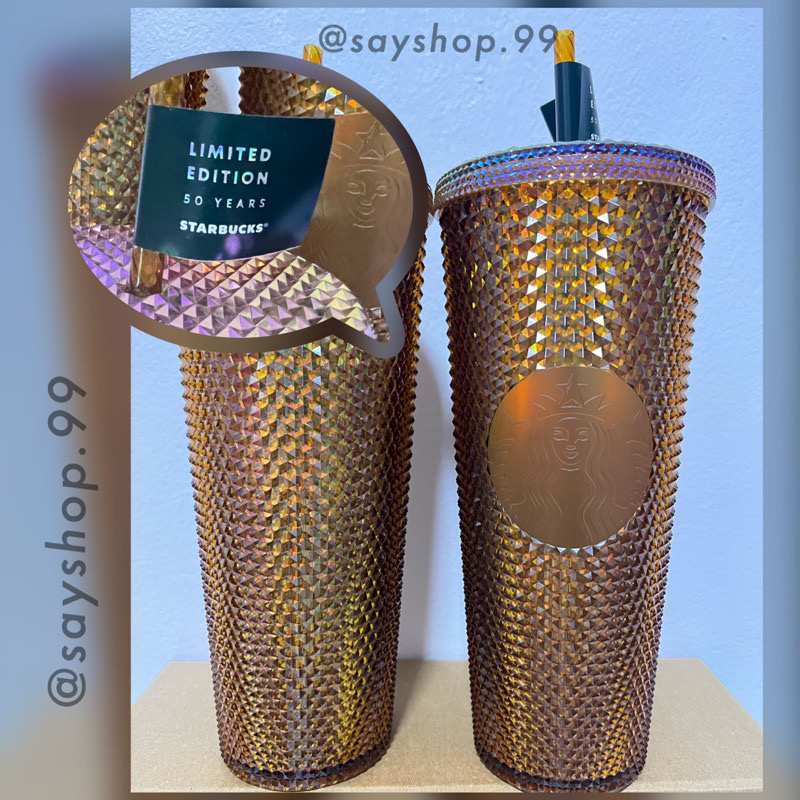 พร้อมส่ง Starbucks USA 🇺🇸 Limited edition 50 years แก้วหนามรุ่นพิเศษ สินค้านำเข้า ของแท้ 100% ราคา 1,790 บาท*ส่งฟรี